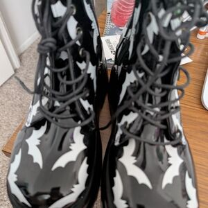 Black and White Women's Boots
